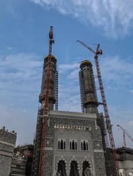 King Abdulaziz Gate crane removal