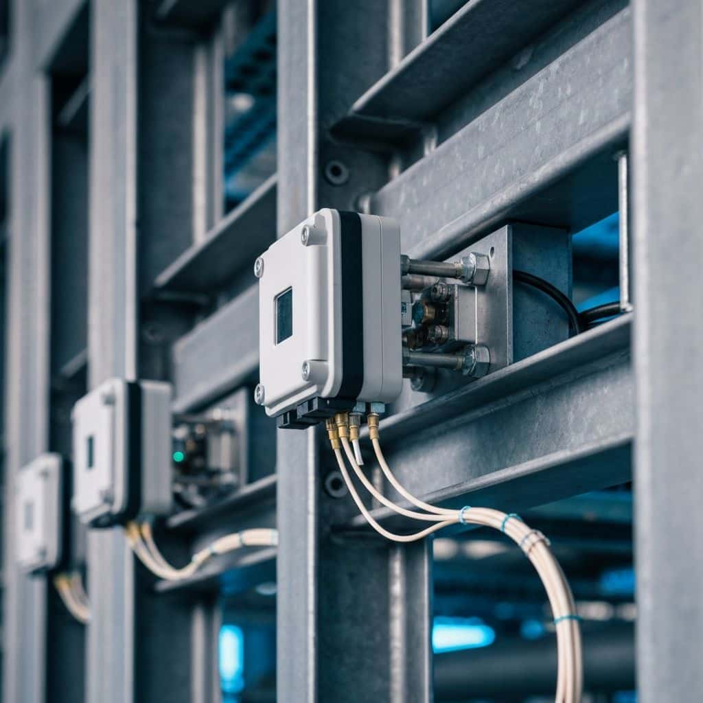 Monitoring equipment and sensing hardware used for infrastructure assessment