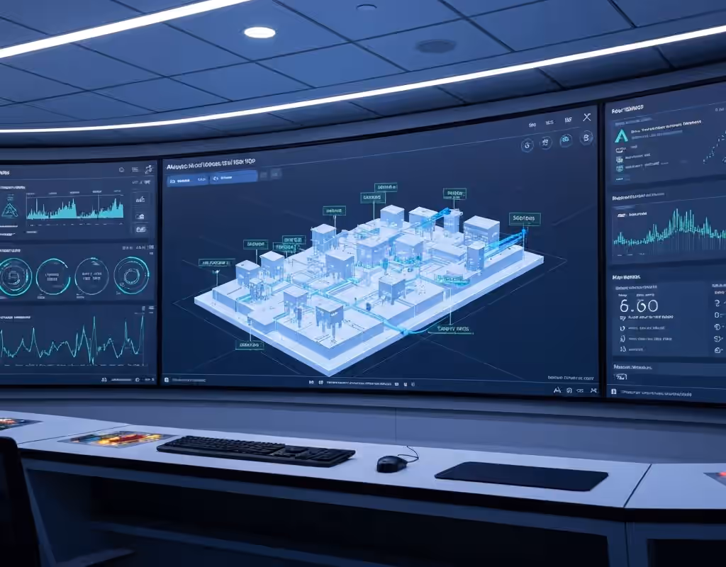 Digital infrastructure model and monitoring information